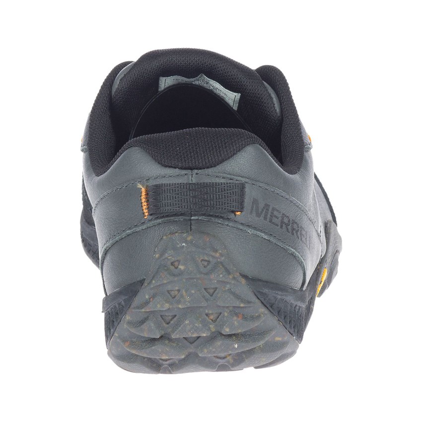 Chaussure Trail Merrell Glove 6 Leather Grise Foncé Homme | I.E.OXRE